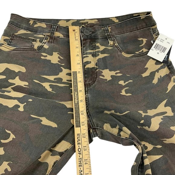 KUT From The Kloth Jeans Women's Sz 10 Camo High Rise Ankle Skinny Stretch Denim - Picture 9 of 11